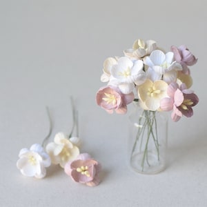 20 mm / 20 Cores Misturadas de Flores de Sakura de Papel Amoreira