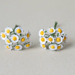 10 mm 20 Gänseblümchen Maulbeerpapierblumen Für Handwerk, Scrapbooking, Kartenherstellung, Dekorationen