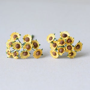 10 mm 20 Gänseblümchen Maulbeerpapierblumen Für Handwerk, Scrapbooking, Kartenherstellung, Dekorationen