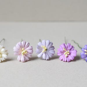 Flores de papel morera de 25 mm / 5 colores variados