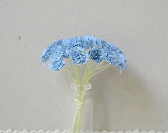 10 mm /   20  Blue   Paper Flowers , Gypsophila  Paper Flowers