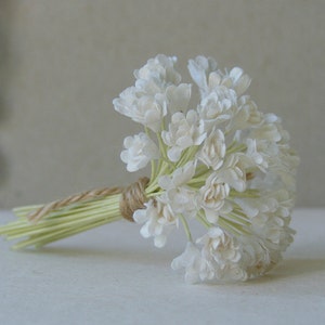 5 mm 50 fiori di carta bianchi, fiori di carta Gypsophila