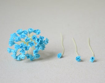 5 mm  50 Blue   Paper Flowers , Gypsophila  Paper Flowers  C 266