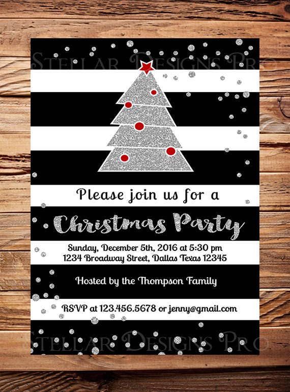 christmas party invitations christmas party save the date etsy