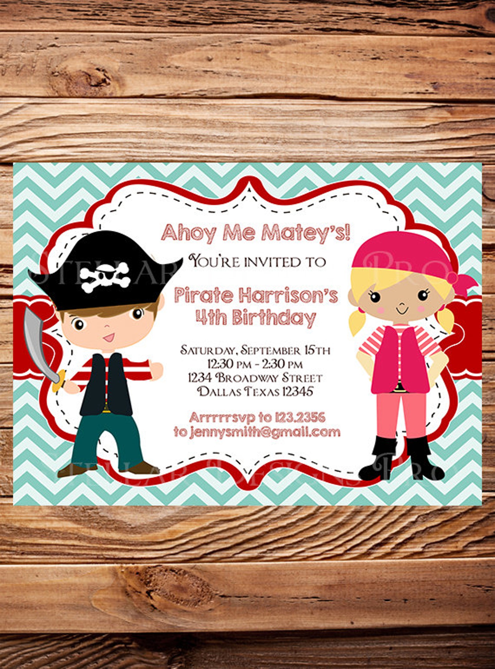 invitation-anniversaire-pirate