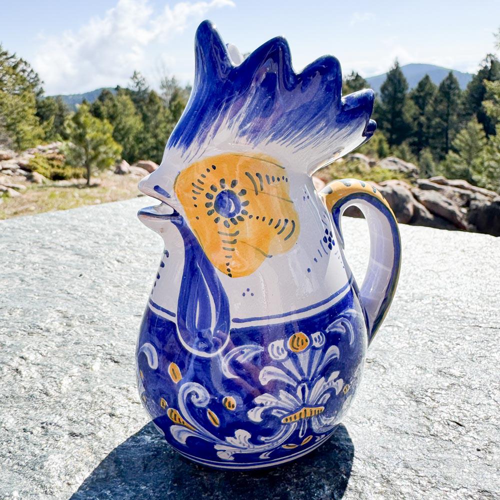 イタリア陶器専門★LANTILA DERUTAビンテージ水差し1623/27 イタリア製 輸入雑貨 花瓶 フラワーベース 陶器 マヨルカ焼き デルータ