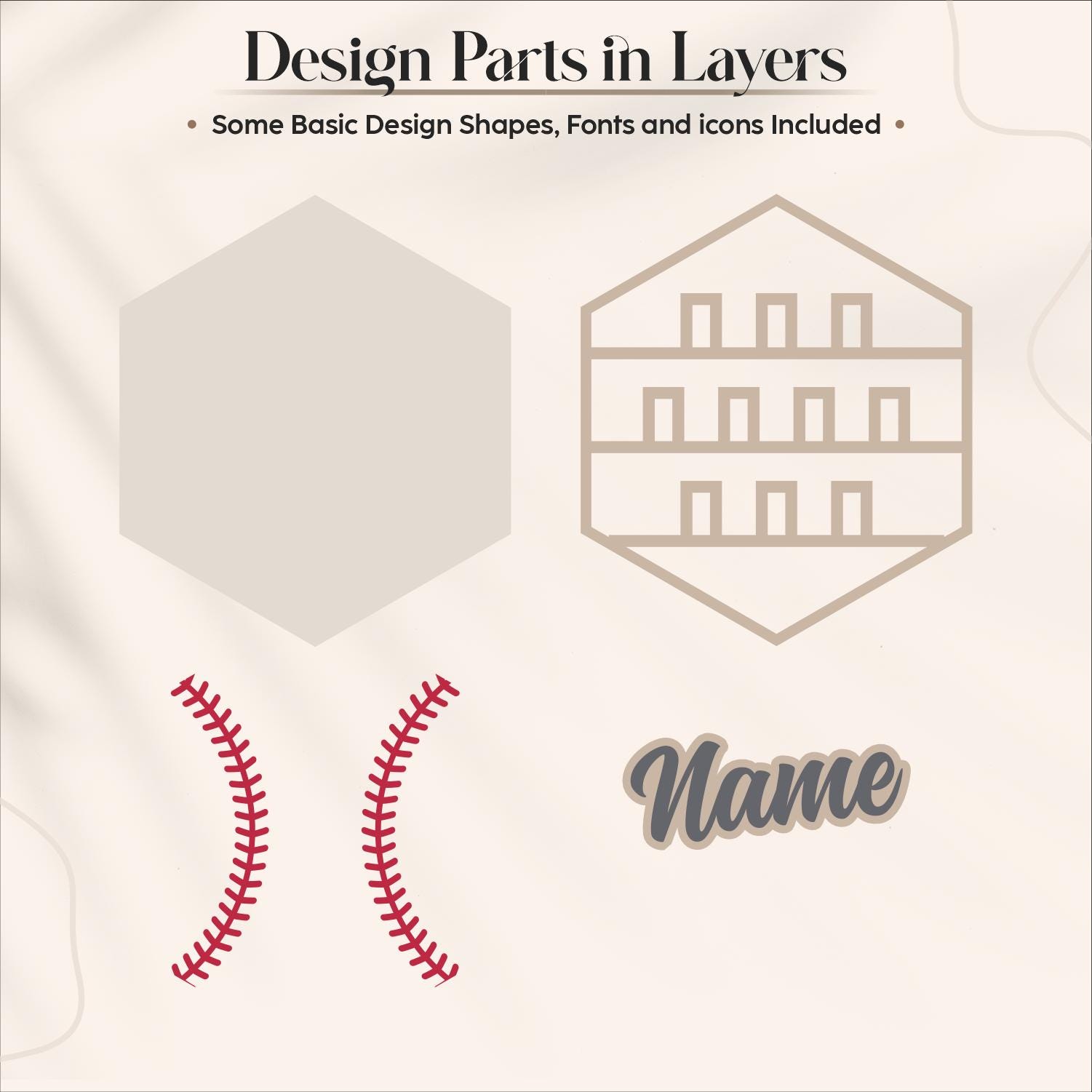 Baseball Name Sign SVG Laser Cut | Personalized Baseball Tag DXF ...