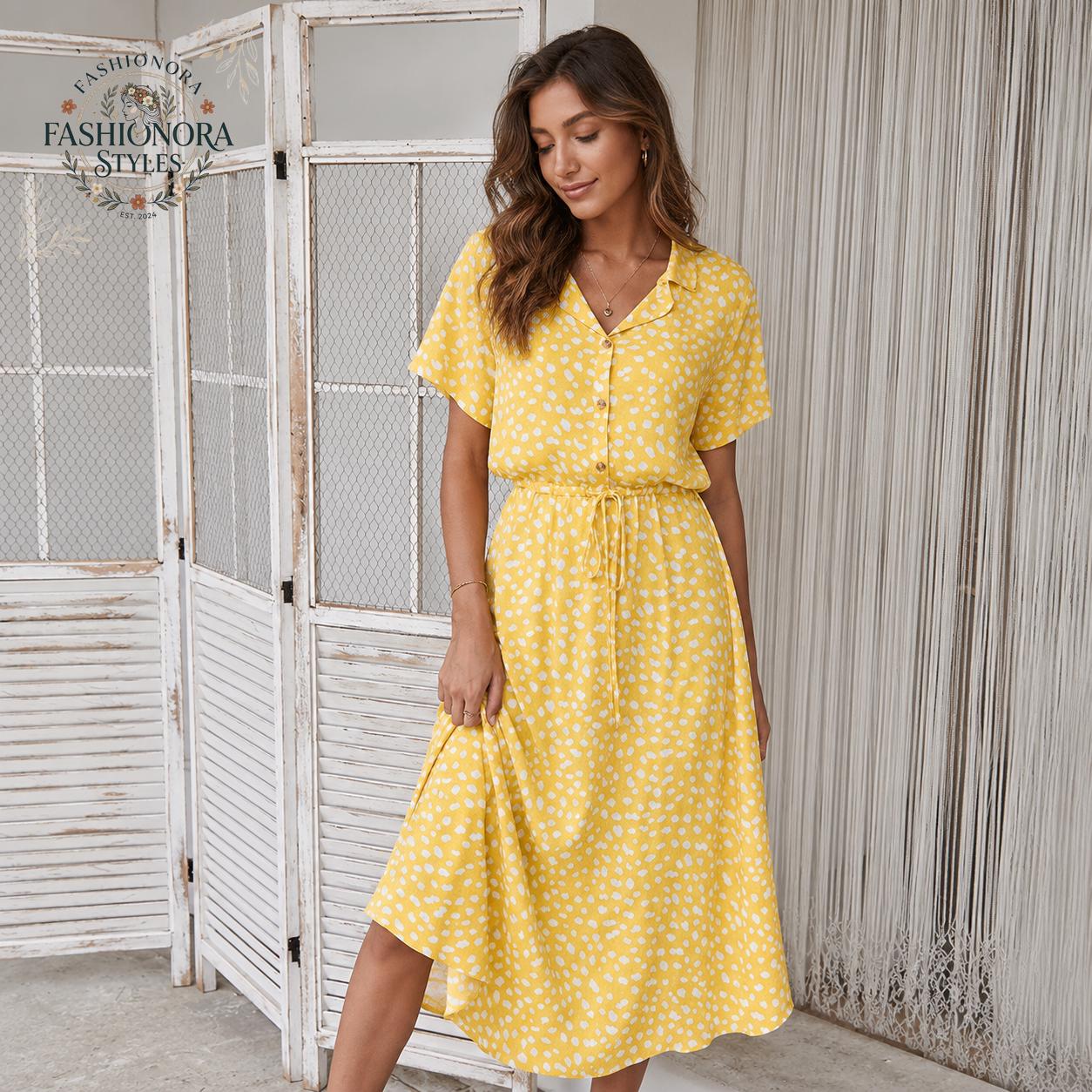 summer dress plus size women Manllenshie Womens Casual Short Sleeves Deep V Neck Twist Knot Front Flowy Dress with Pocket (Army Green,XL) at Amazon Women's Clothing store Color:Lilac Bouquet Where the Crawdads Sing: COUNT-114 Casual dresses Glossy imitation