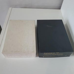 JPS TANAKH: A New Translation Of The Holy Scriptures Leather Black 1985 W/ Box image 14