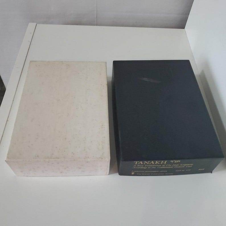 JPS TANAKH: A New Translation Of The Holy Scriptures Leather Black 1985 W/ Box image 14