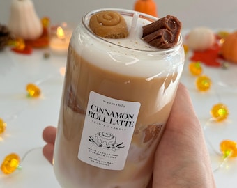 Kaneelbroodje Latte Kaars