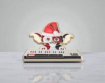 Gremlin Playing Keyboard Enamel Pin Cat lover Kawaii/Ramune/Cute