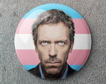 Dr Gregory House Trans Pride Pin Buttons Brooches Fashion Lapel Badges