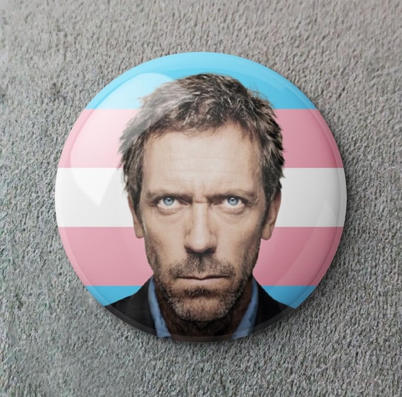 Dr Gregory House Trans Pride Pin Buttons Brooches Fashion Lapel Badges