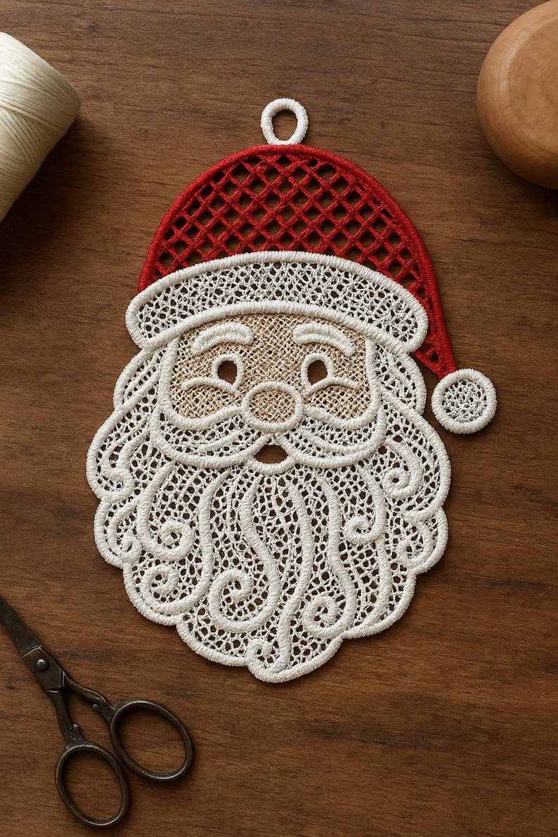 FSL Santa - Embroidery Design - Etsy