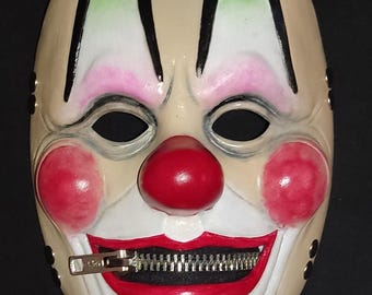 スリップノットのショーン・“クラウン”・クラハンのマスク：恐ろしい