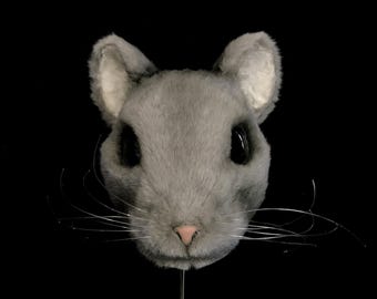 Máscara de ratón de piel