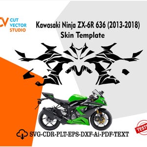Kawasaki Ninja Zx6r 636 Decals - Etsy