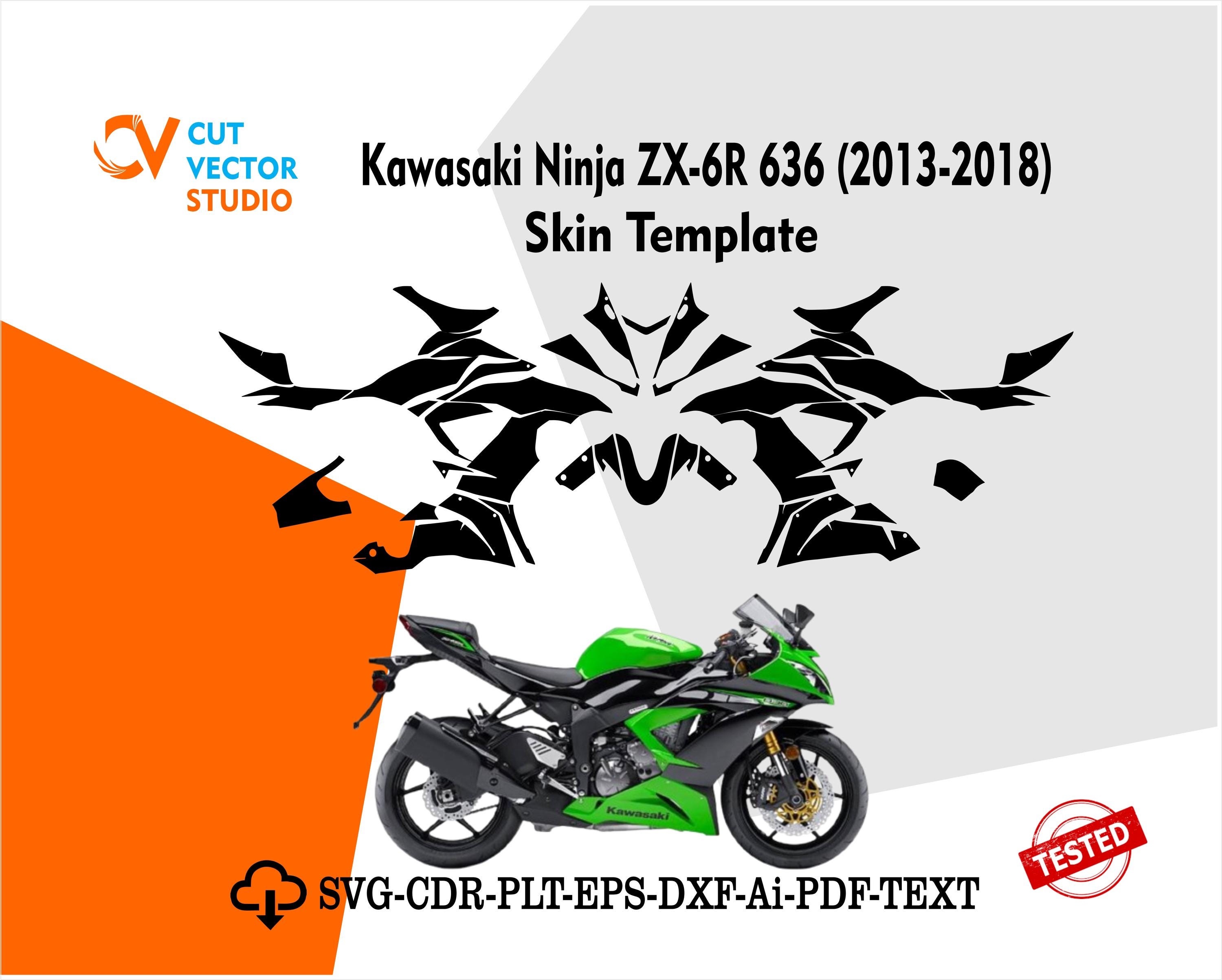 Kawasaki Ninja Zx6r 636 Decals - Etsy