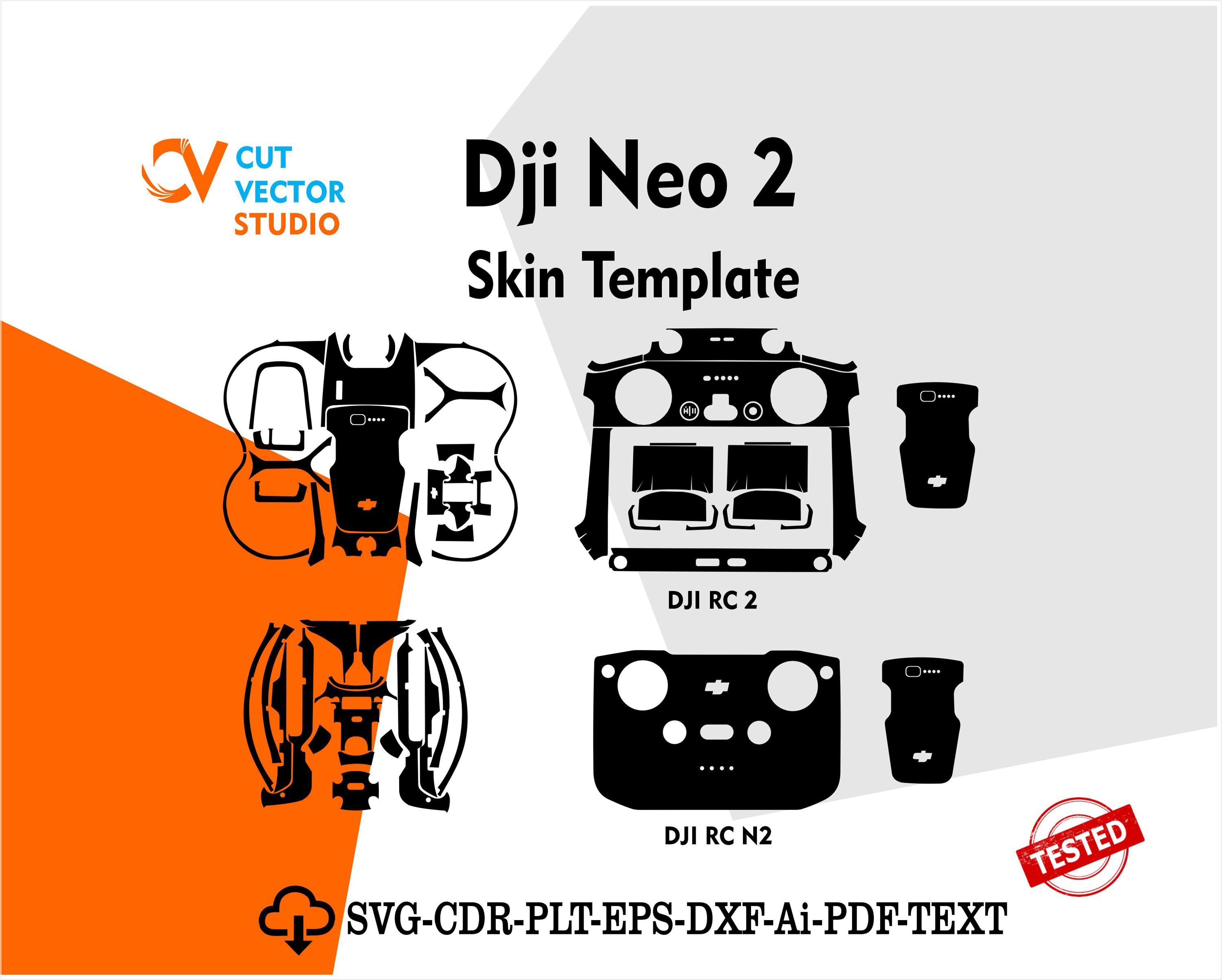 Dji Neo 2 Vector Templete File Skin Die Cut Layout - Etsy