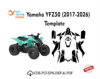 Yamaha YFZ50 2015-2025 Template Vector skin