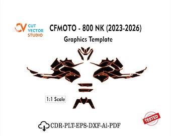 CFMOTO - 800 NK 2023-2026 Skin Vector Template
