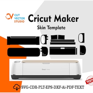 Cricut Maker Skin Vector Template File Skin Die Cut Layout