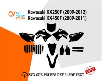 Kawasaki Ninja ZX-6R 636 (2013–2018) Template Vector Die - Etsy