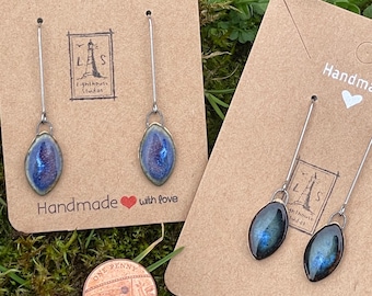 Handmade Ceramic Drop Earrings