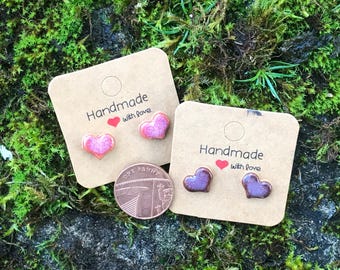 Handmade Ceramic Stud Earrings