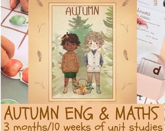 Autumn Nature Curriculum, Maths & English, Ages 2-4 (Digital Download)