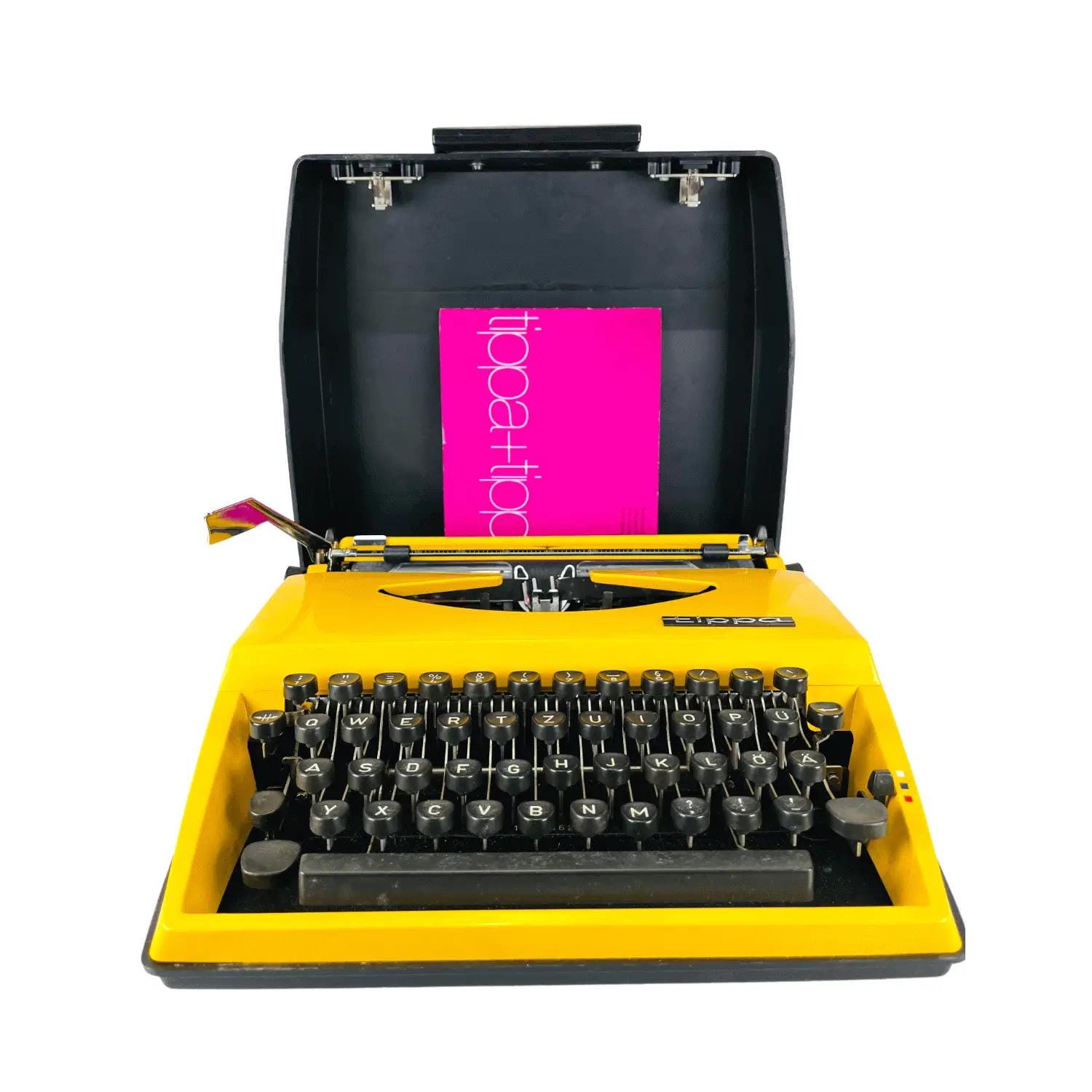 Tippa S Typewriter | Yellow | Triumph Eagle | Vintage Design