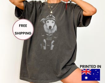 Comfort Colors Tsunami Rescue Dog Tribute Shirt | Support Venezuela Relief Tee | Custom Graphic Dog T-Shirt | Earthquake Fundraiser
