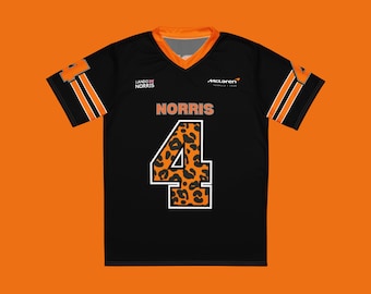 Lando Norris McLaren voetbalshirt, McLaren F1-shirt, Formule 1-merchandise, F1-kleding, McLaren-cadeau, F1-T-shirt, Lando Norris-outfit, F1-cadeau