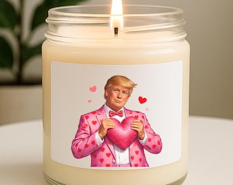 Funny Trump Valentine's Day Candles & Home Fragrances: MAGA Humor Gift VK71