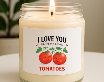 Cute Pun Candles & Home Fragrances, I Love You Food Puns, Anniversary Humor VK68