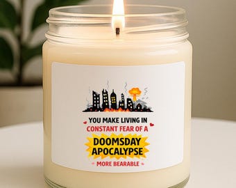 Trump Inauguration Political Candle - Funny Valentines Day Home Fragrance For Democrat Feminist VK73