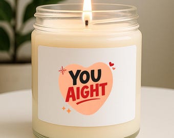 Velas y fragancias divertidas para San Valentín, Amor a distancia, Novia, Esposa, Te amo, Estás bien VK28