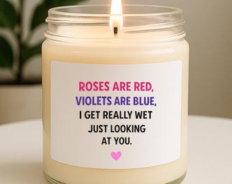 Velas y fragancias atrevidas para San Valentín para tu pareja o novio: un divertido regalo de aniversario VK20