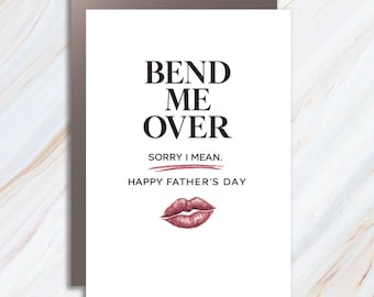 Dirty Fathers Day Card, Funny Card For Husband, Fathers Day Greeting Card, Dad Card, Boyfriend Fathers Day Card FC111