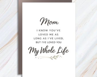 Mom Greeting Card, Happy Mother's Day MC121