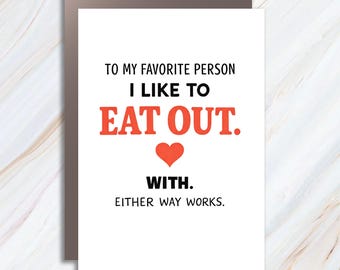 Tarjeta de aniversario divertida y sucia para novia o esposa, tarjetas de felicitación inapropiadas para ella BC130