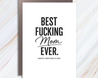 Mother's Day Greeting Cards, Funny Mom Card, Cute Self Care Card, Mom Celebration, Grandma Card MC132