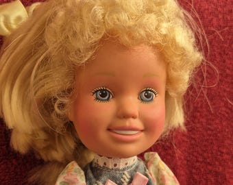4 Poupées Dolly Surprise Playskool 1987 - Cheveux Extensibles, Taille 25 Cm - Occasion Très Bon état