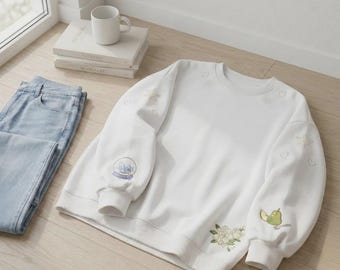 La suavidad de Zayne / Sudaderas bordadas / Inspiradas en Love&Deepspace