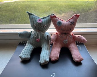 Pixie and Poppy the monsters