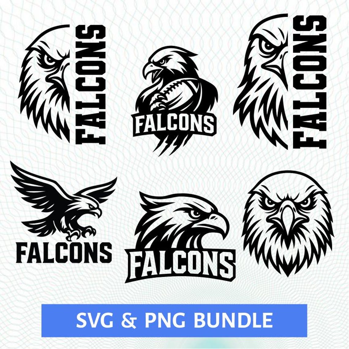 Sport Roster Svg Falcons Sports Team Svg Bundle Logo - SVG and PNG Design for Baseball ...