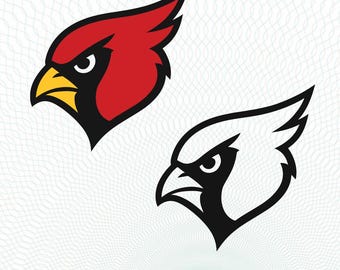 Cardenal SVG, logotipo de los Cardenales SVG, fútbol de los Cardenales SVG, Cardenal PNG, mascota de los Cardenales SVG, archivo de corte de orgullo del equipo escolar Cardenal Cricut