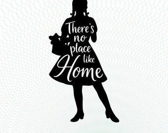 There's no place like home svg, Wizard of Oz svg, Ruby red slippers svg, Dorothy shoes svg, Wizard of Oz, No place like home svg, Digital