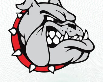 Logotipo del equipo deportivo Bulldogs SVG PNG DXF - Béisbol, baloncesto, fútbol americano, fútbol, mascota, escuela, universidad, diseño para Cricut, silueta